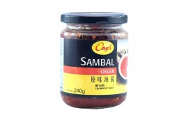 Ong's Sambal Oelek   Glass Jar  240 grams
